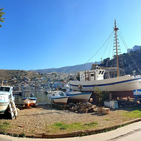 Traditional Seafront Apartment Symi